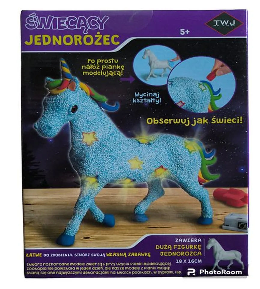 Świecący jednorożec