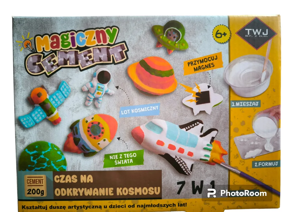 Magiczny cement odkrywanie kosmosu