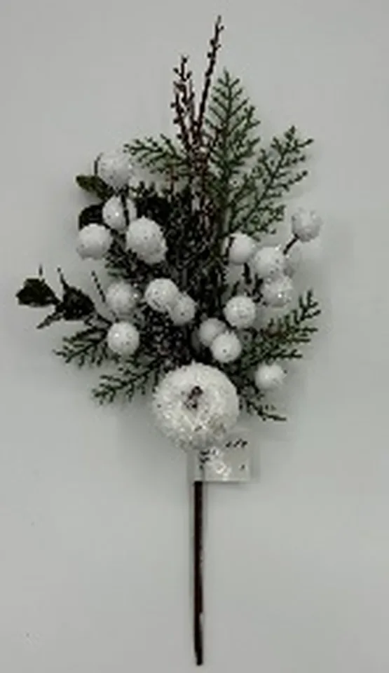 Gałązka ozdobna 30 cm TH07-15124, wys. 30 cm