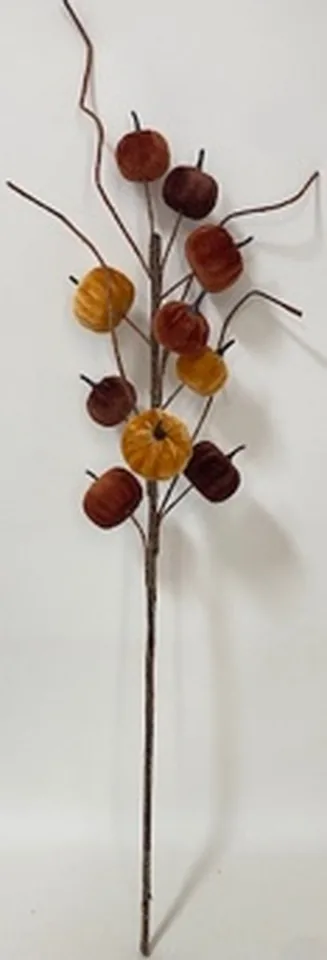 Gałązka ozdobna jesienna UCX7K122-3+14+21, dł. 71 cm
