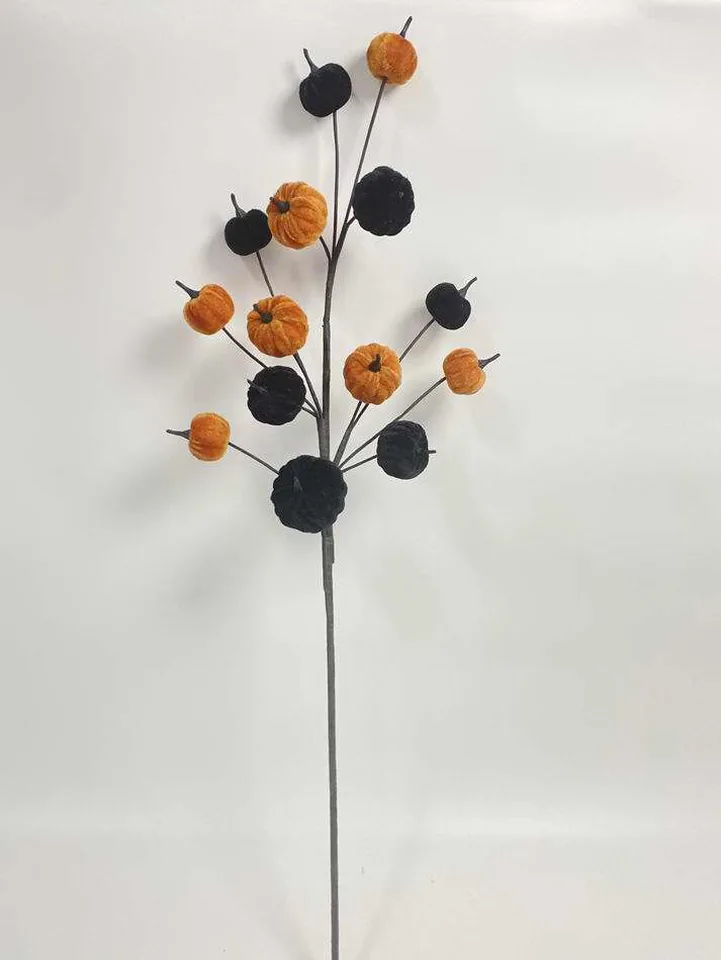 Dynia dekoracyjna welurowa na piku F, 71 cm 118-2+7