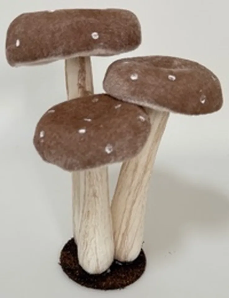 Grzybek dekoracyjny UCX9A1113-47, rozm. 15x15x20 cm