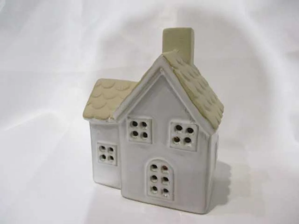 Domek ceramiczny ledowy 101-225111-2mw, rozm. 10x6,5x12,3 cm