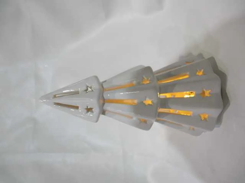 Choinka ceramiczna ledowa 97-23Q568-2, rozm. 10,2x9,8x20 cm