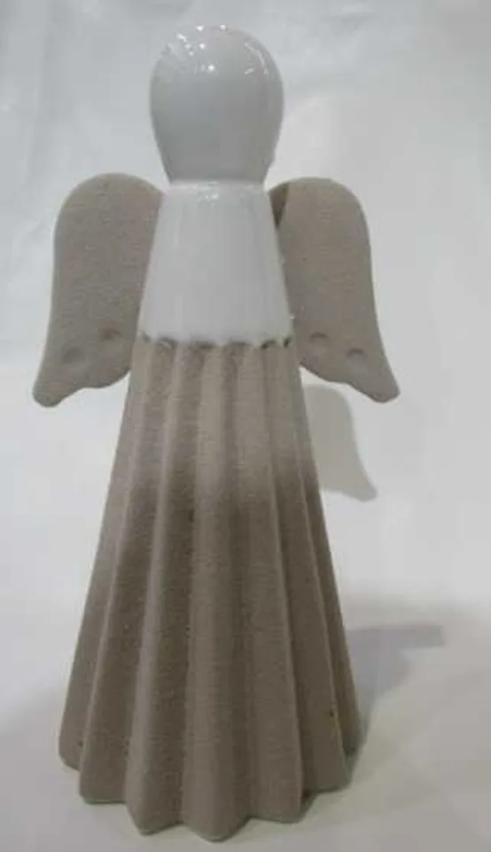 Anioł ceramiczny 97-20Q552-2B, rozm. 10x7,8x17,8 cm