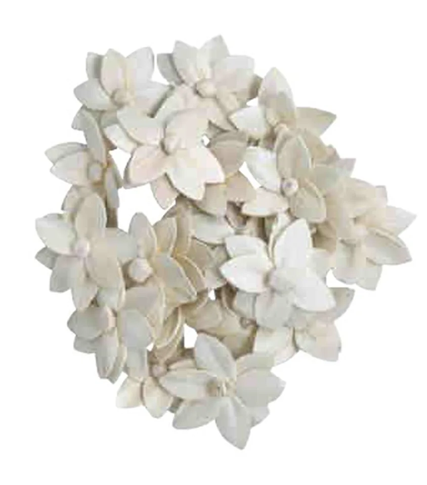 Shola Kimi flower 8 cm biała